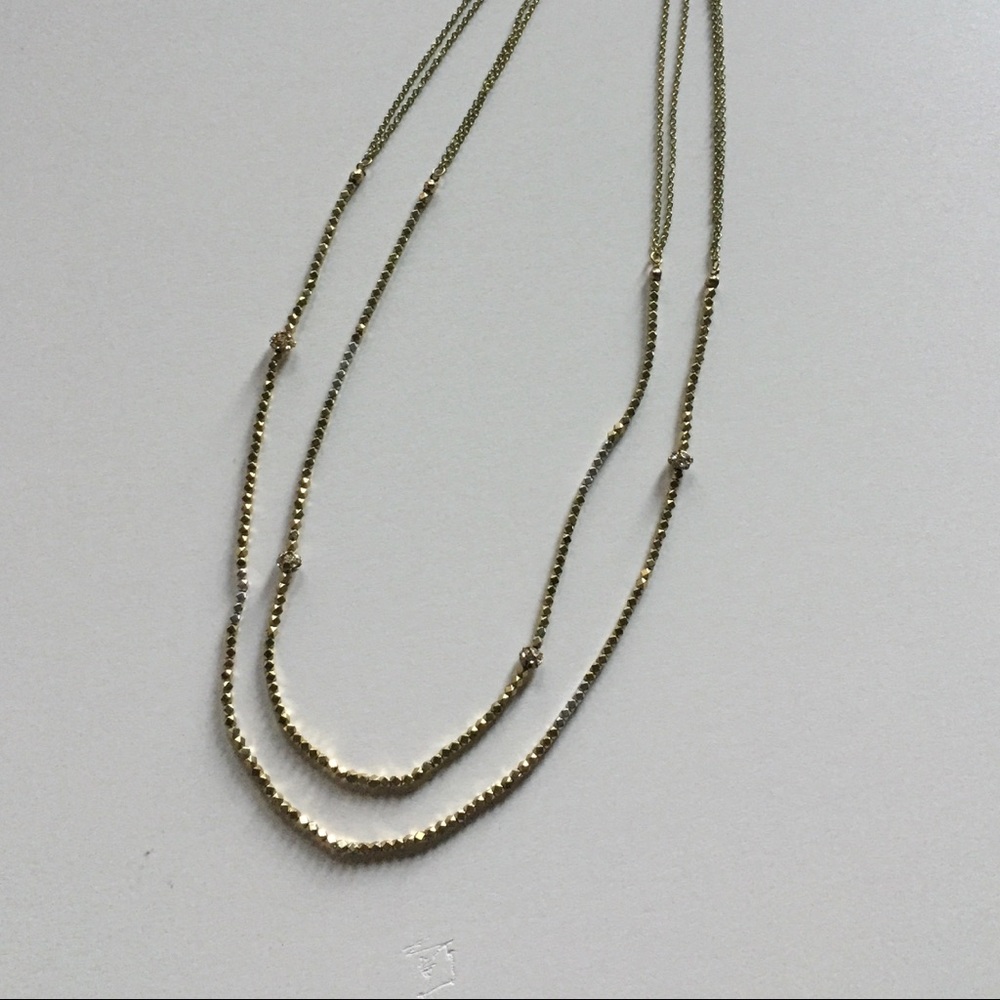 Anthropologie two strand necklace